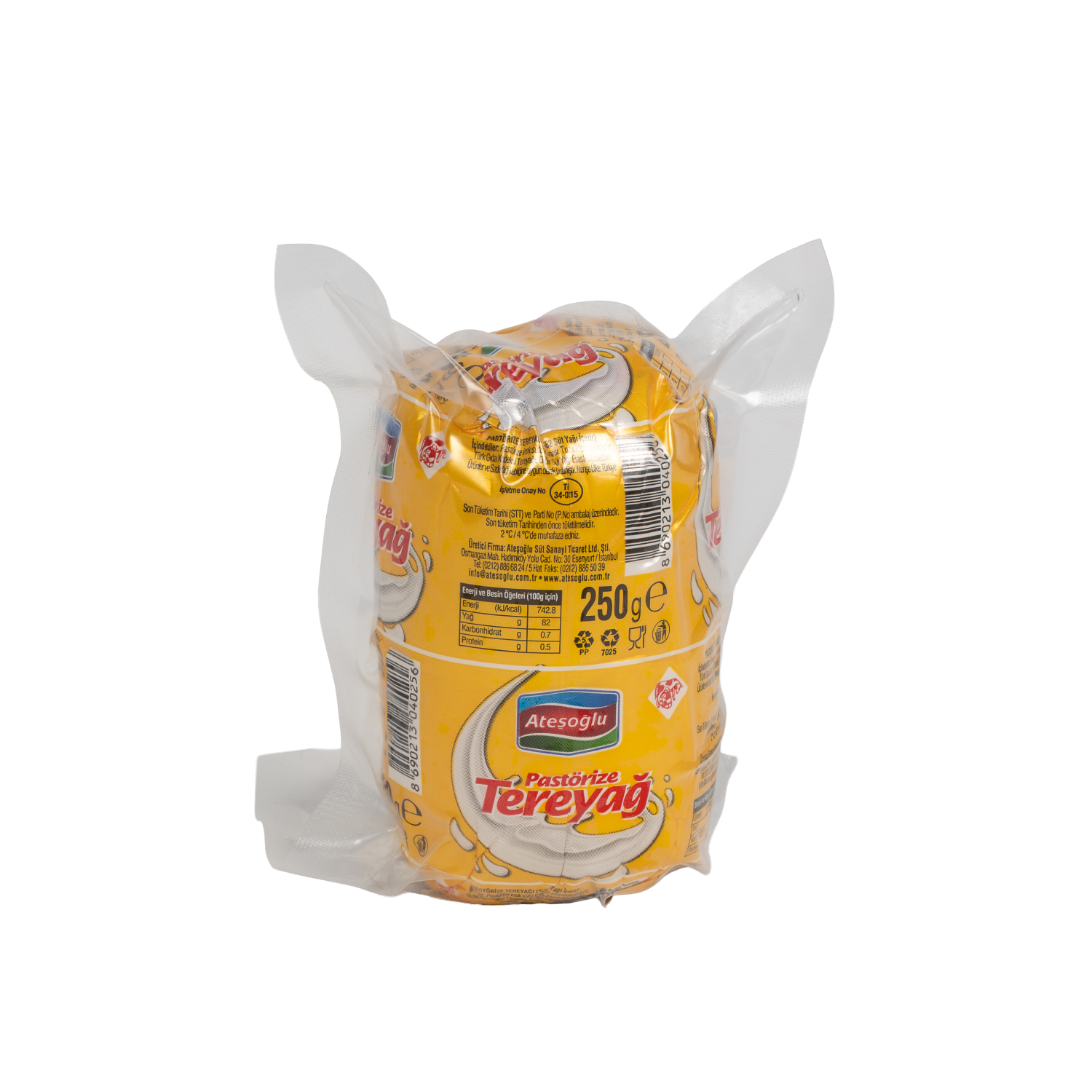 Ateşoğlu Tereyağ 250 gr